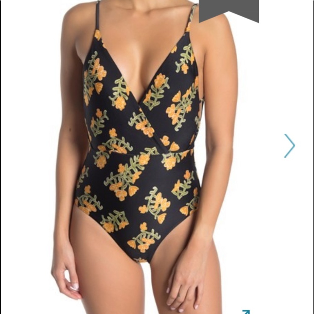 ViX Floral Madelena One-Piece Swimsuit NWT M
